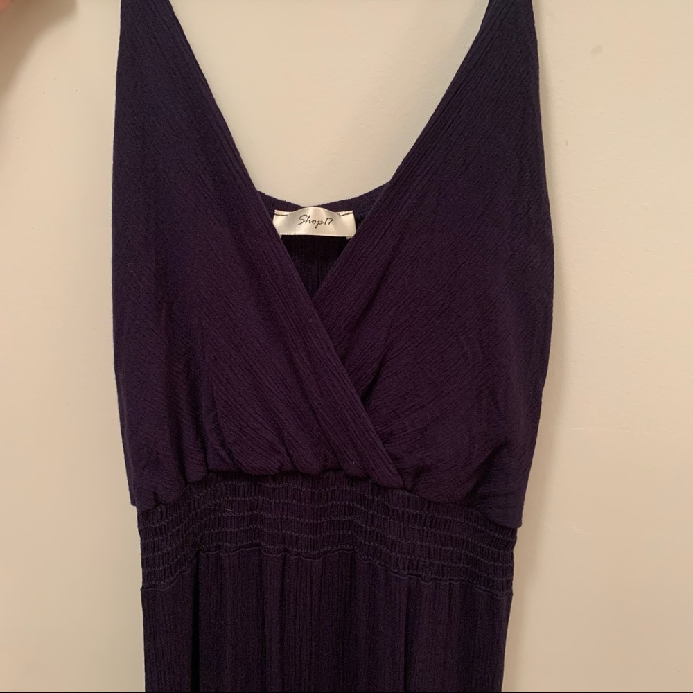 Navy blue jumpsuit